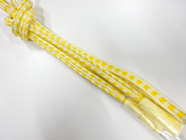 未使用品　正絹　手組帯締め